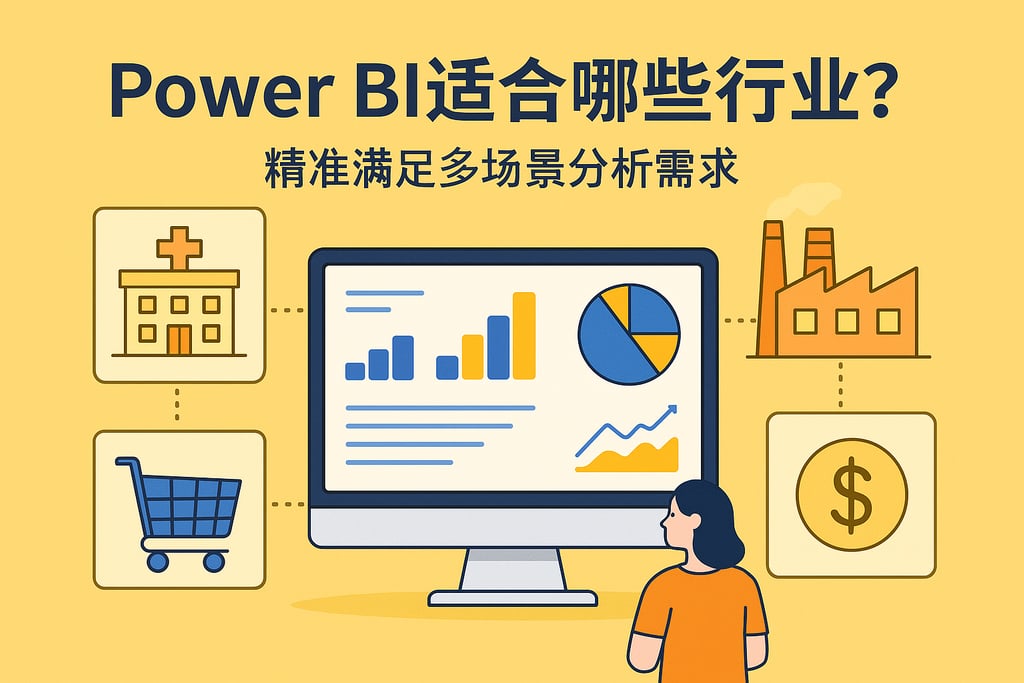 Power BI适合哪些行业？精准满足多场景分析需求
